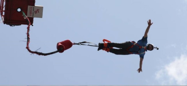 İstanbul Zeytinburnu Kazlıçeşme Miting Alanı bungee jumping